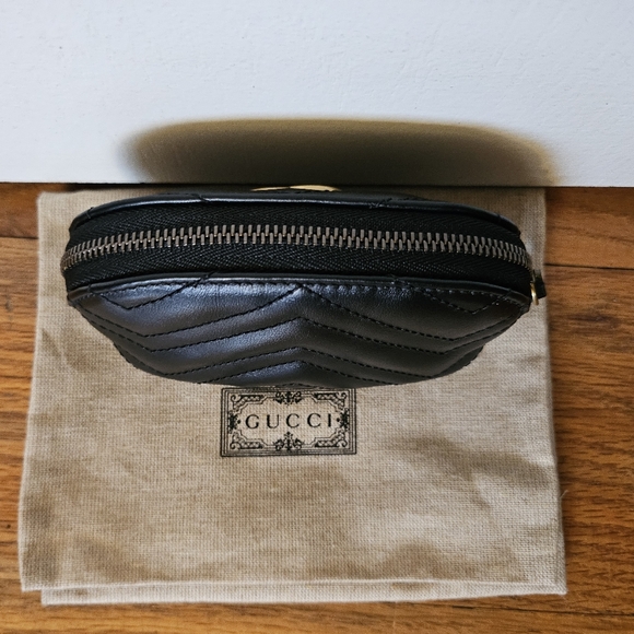 Gucci GG Marmont Matelasse Leather Coin Pouch - Picture 4 of 8